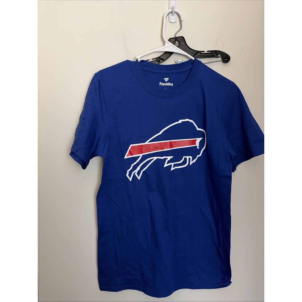 Fanatics Child Size Small Blue T- Shirt With Team Logo And Player #17 And Name